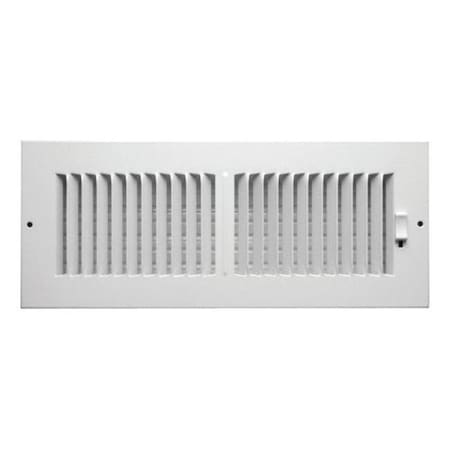 Greystone Greystone C102M12X04 2-Way Sidewall Ceiling Register  12 x 4 in. 4302238